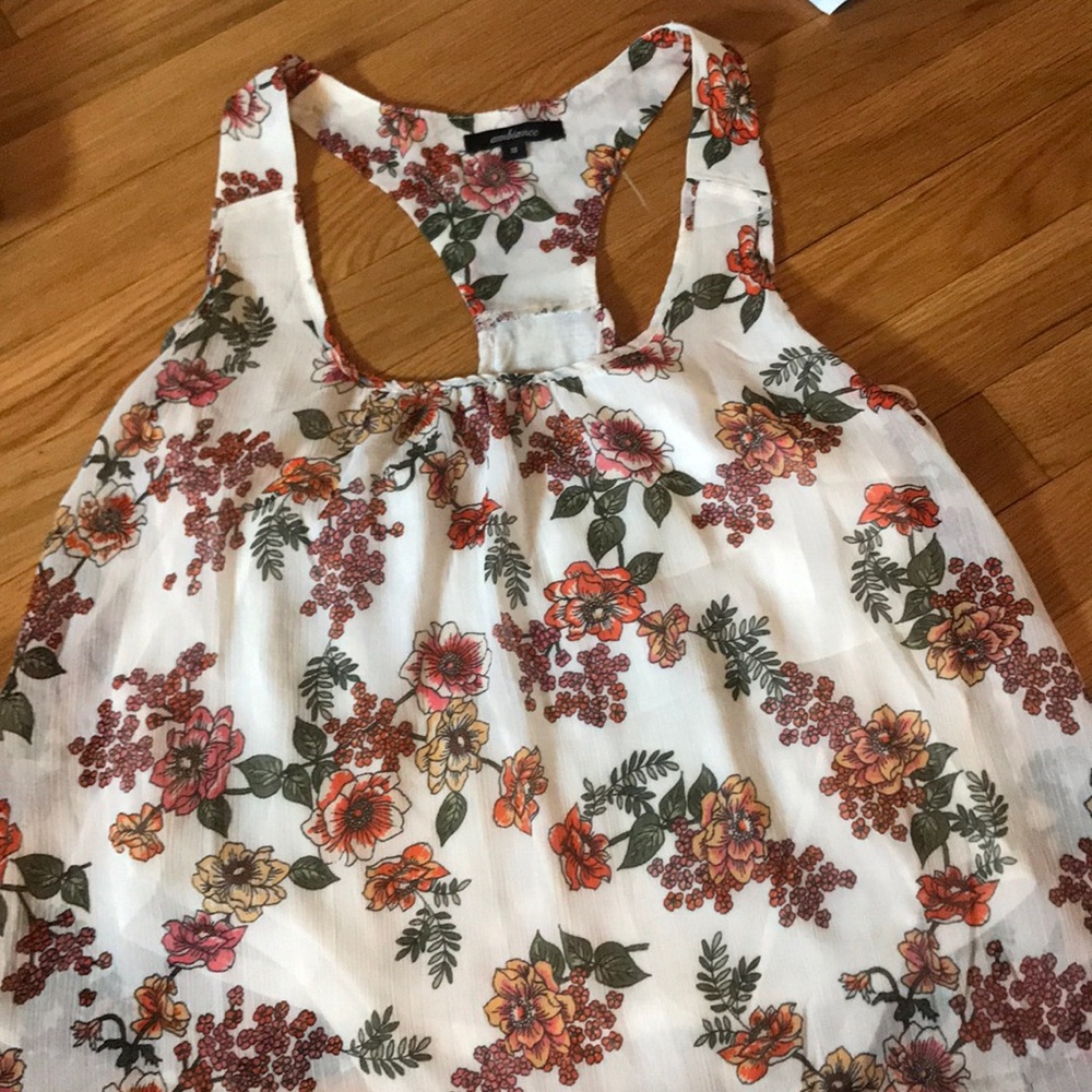 Floral tank top